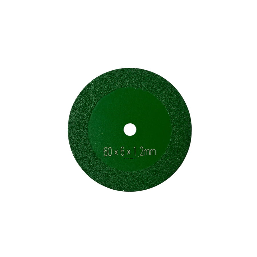 red green zöld üvegvágó korong 60 mm széles és 1,2 mm vastag
