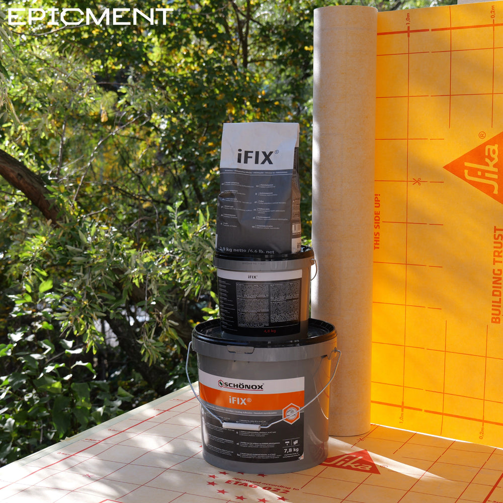 sika schönox ifix és ab lemez vízszigetelő és feszültségmentesítő rendszer