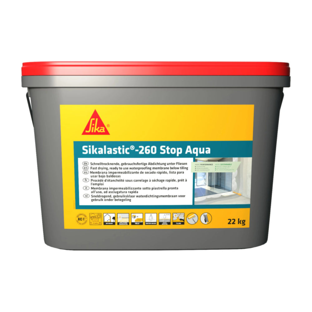 sika sikalastic-260 stop aqua kenhető vízszigetelés 22 kg-os vödör