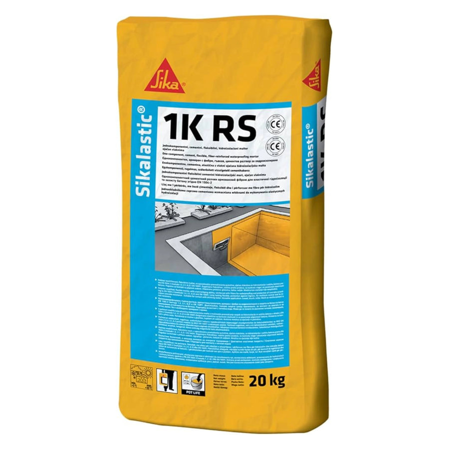 sika sikalastic-1k rs rugalmas cementhabarcsos vízszigetelés 20 kg-os zsák