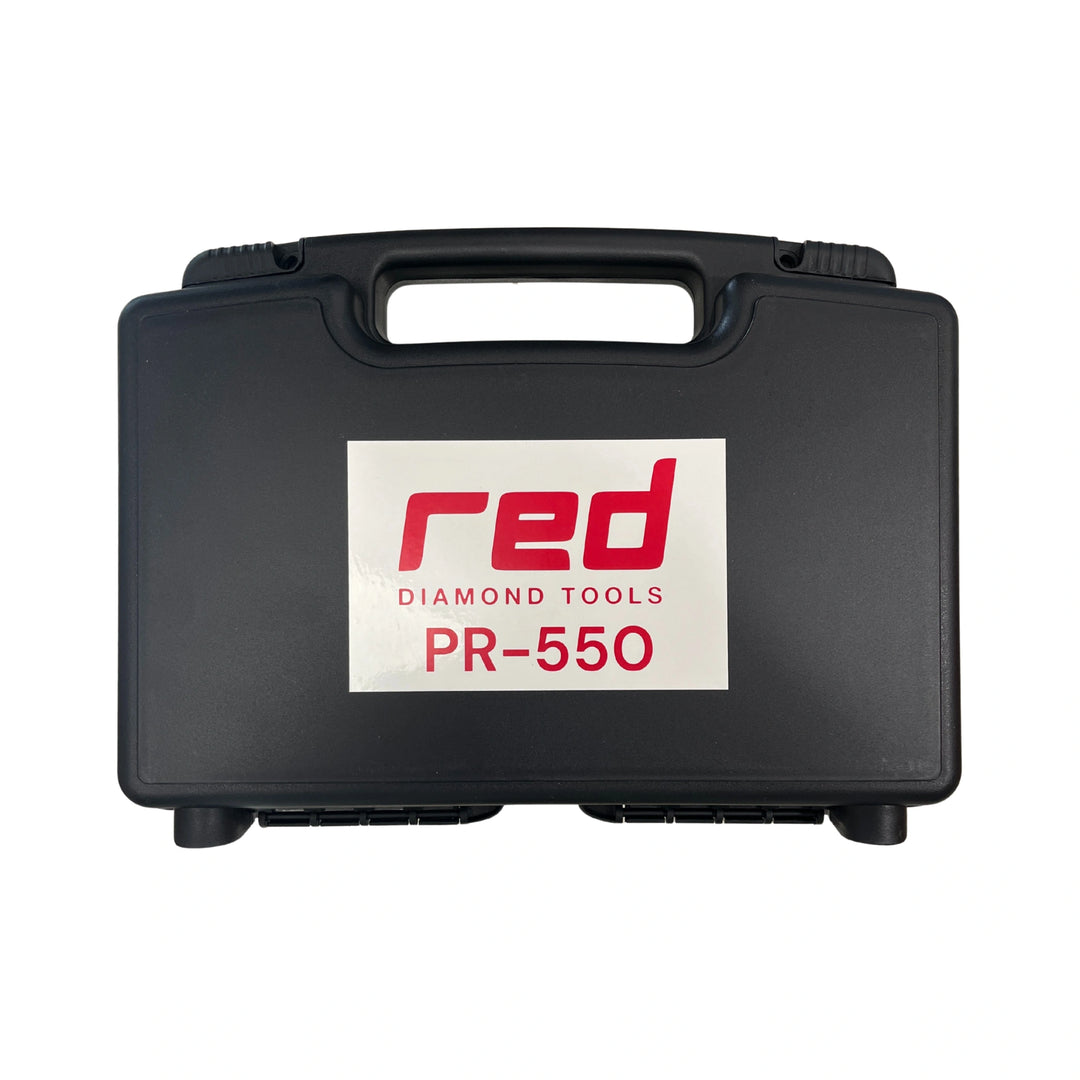 red diamond pr-550 precíziós sarokcsiszló szett koffere fotózva