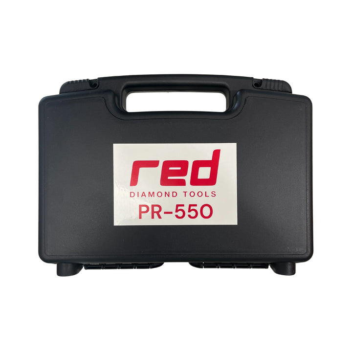 red diamond pr-550 precíziós sarokcsiszló szett koffere fotózva