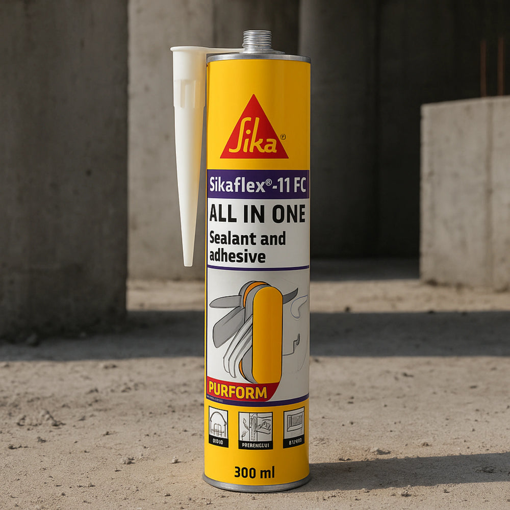 sikaflex 11 fc purform építkezési környezetben fotózba beton hátfallal