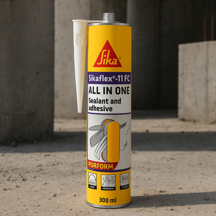 sikaflex 11 fc purform építkezési környezetben fotózba beton hátfallal